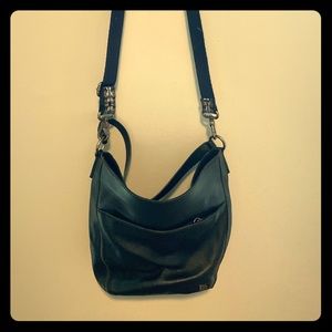 Black leather SAK crossbody